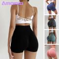 Amamia Women Gym Shorts Stretchy Jogging Lady Yoga Shorts. 