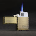 Unusual Retro Metal Butane Gas Lighter Mini Torch Jet Lighter. 