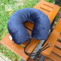 Exclusive Neck Pillow, Navy Blue, (11"x12"), 1 Pcs. 