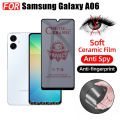 Samsung Galaxy A06 Privacy Tempered Glass A 06 A0 6 A06 Screen Protector+Camera Lens Glass+Back Film.