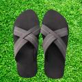Panda Stylish Cow Leather Slides Sandal For Men - Sandals For Men. 