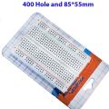 Breadboard Protoboard 400 pin/ties/holes/points solderless mini breadboard Breadboard Kit. 