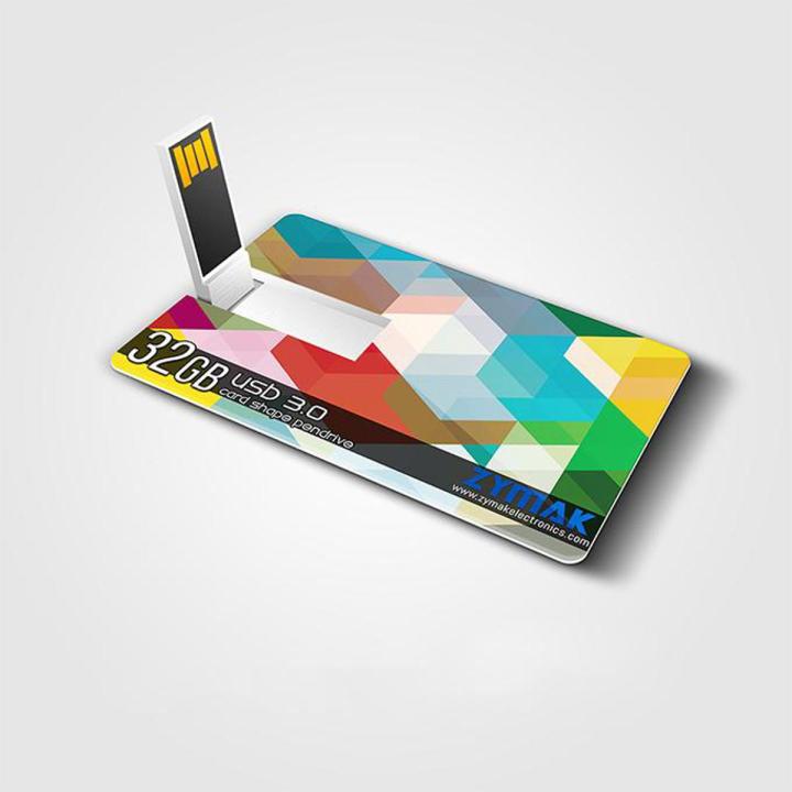 Card Pendrive 32Gb Pendrive - New Gadget - Zymak Usb 3.0 Pen Drive Ultra Slim Card Flash Drive - Durable Storage Device