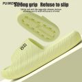 Fashion Men Slippers Thick Platform Light Eva Soft Shoes Women Couples Home Bathroom Anti-Slip Flip-Flops Summer Beach Sandals.
