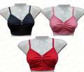 3 Pieces comfortable cotton Semis Bra Genji for Women and Girls. 