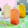 400ML Plastic Bottles For Drinks Storage Containers Drinking Water Bottles Plastic Water Bottle With Lids Caps. 