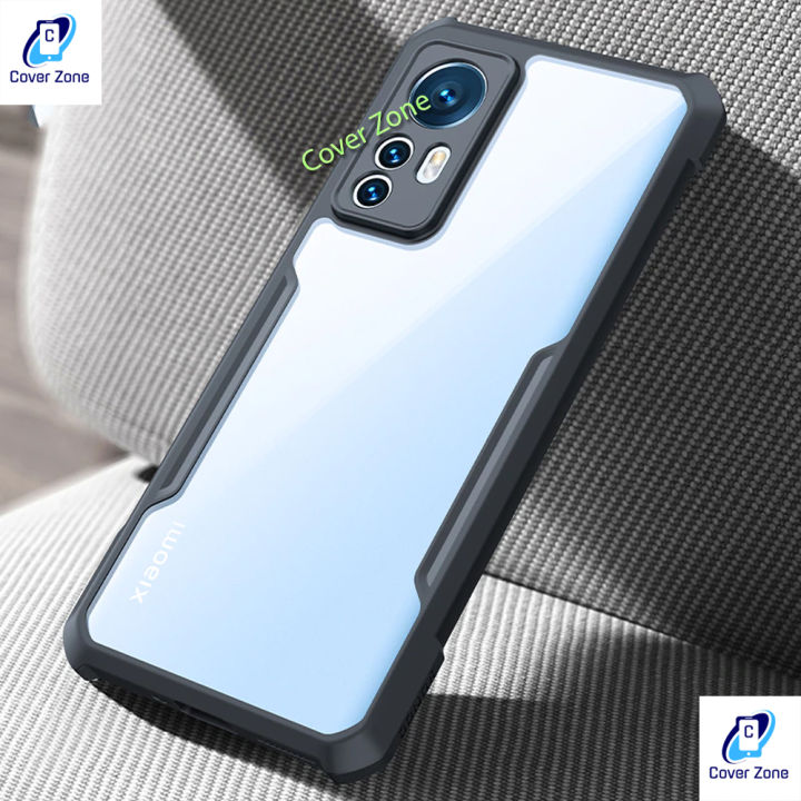 For Xiaomi 12 Lite Hard Case Transparent Silica Gel Matte Shockproof Slim Thin Cover Phone Casing For Xiaomi 12 Lite Back Cover - Camera - Phone Back Cover