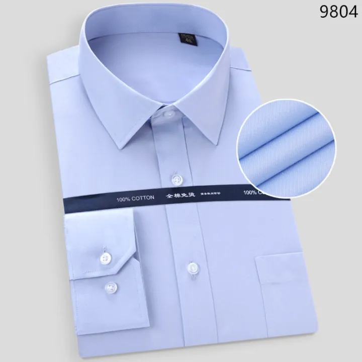 High%20Quality%20Non-ironing%20Men%20Dress%20Long%20Sleeve%20Shirt%202022%20New%20Solid%20Male%20Plus%20Size%20Regular%20Fit%20Stripe%20Business%20Shirt%20White%20Blue%20-%20Image%202