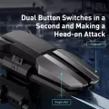 [Automatic] [20Hours] BlueWow JS27 Gamepad Joystick For PUBG Mobile Controller Auto High Frequency Click Joypad Trigger Button, L1R1 Shooter For Android Ios. 
