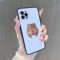 Smalshop Case XS Maxi Pro Phone Case For iThree Sea Otter Mobile Fashion Ins Cute 15 14 11 12 13 Min Case 7 8 Plus X XR Funda.