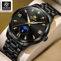 Olevs 3646 Stainless Steel Analog Wrist Watch For Men. 