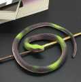 Simulated Snake Rubber Snake Funny Toy Round Headed Snake Soft Rubber Simulated Toy Snake Dress Up Props. 