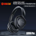 AWEI A996 Pro ANC Wireless Bluetooth V5.3 Foldable Stereo Headset / Super Bass / Noise Cancelling. 