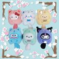 Cute Sanrio Plush Toys Cute Kuromi Melody Plushie Keychain Home Decor Stuffed Pp Cotton Doll Sanrio Accessories for Girl.