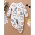 2022 Baby Clothes 0 to 12 Months for Boy and Girl Baby Romper Cotton Cute Bottle Long Sleeve Newborn Baby Boy Clothes Jumpsuit. 