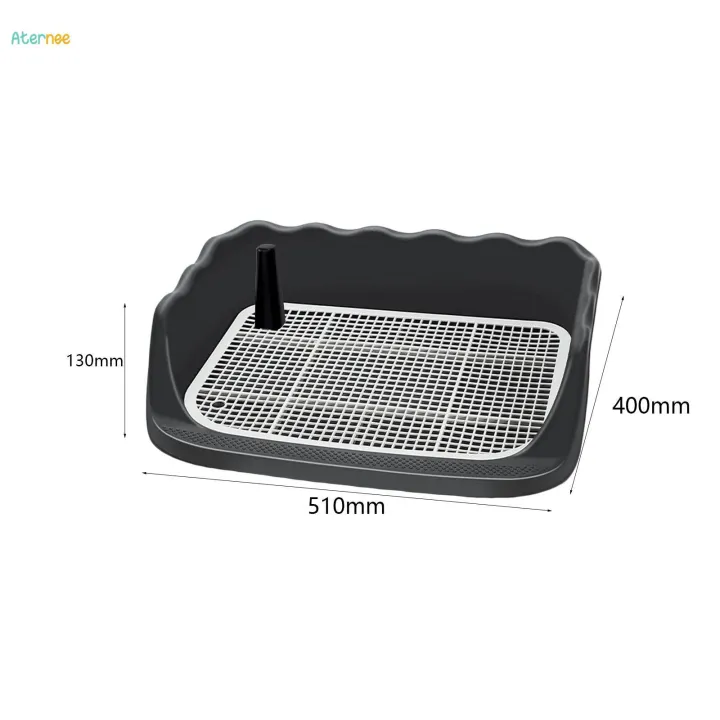 Dog%20Potty%20Tray%20Puppy%20Training%20Tray%20Keep%20Paws%20and%20Floors%20Clean%20Pee%20Pad%20Holder%20Black%20-%20Image%203
