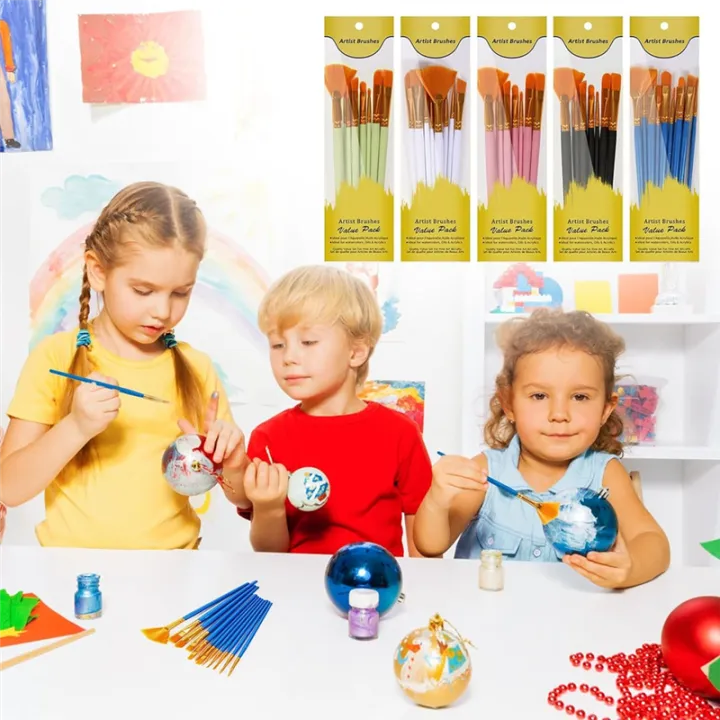 Acrylic%20Paint%20Brushes%20Set,%205%20Packs/60Pcs%20Watercolor%20Brushes,%20Nylon%20Brush%20,%20for%20Oil%20Painting,%20Gouache%20-%20Image%208