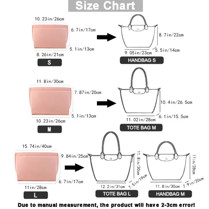 %E3%80%90Lejia%E3%80%91EverToner%20Felt%20Insert%20Fits%20For%20Longchamp%20Handbag%20Liner%20Bag%20Organize%20Cosmetic%20Bag%20Felt%20Cloth%20Makeup%20Bag%20Support%20Handbag%20lining%20Insert%20Purse%20Bags%20-%20Image%203