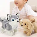 Kids Plush Walking Barking Retriever Puppy Electronic Interactive Pet Dog Toy. 
