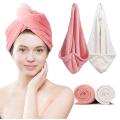 Quick Dry Microfiber Bathrobe Magic Hair Towel Super Absorbent Bath Shower Wrap Soft Comfortable Water Uptake Suction Cap.