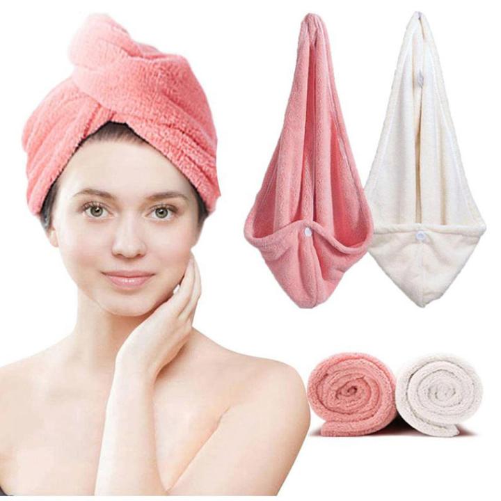 Quick Dry Microfiber Bathrobe Magic Hair Towel Super Absorbent Bath Shower Wrap Soft Comfortable Water Uptake Suction Cap
