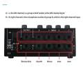 Audio Mixer Volume Control Mono Stereo Compact Portable Line Mixer for Keyboards Bass.