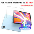 Screen Protector for Huawei MatePad SE 2024 (11 inch) HD 9H Hardness Scratch Resistant Anti-fall Tablet Tempered Glass Film.