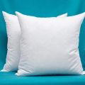 cotton Fiber White Cushion 16"x 16" 2 pcs,.