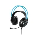 A4TECH Fstyler FH200i Stereo Surround Sound Head Phone - Over-Ear Headphone - 3.5 mm- Noise Cancelling - For Mobile/ PC/ Laptop/ PS4 - Ice Blue/Grey. 