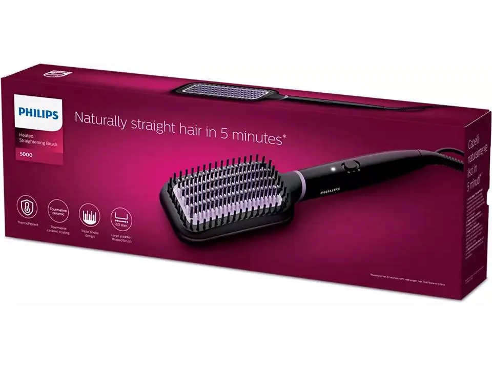 Philips BHH880 00 StyleCare Essential Heated Hair Straightening Brush Hair Straightener Daraz .bd