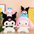 Sanrio Kuromi My Melody Plush Toy 75cm Large Kawaii Cute Cartoon Plush Stuffed Doll Super Soft Sleeping Pillow Birthday Gift. 