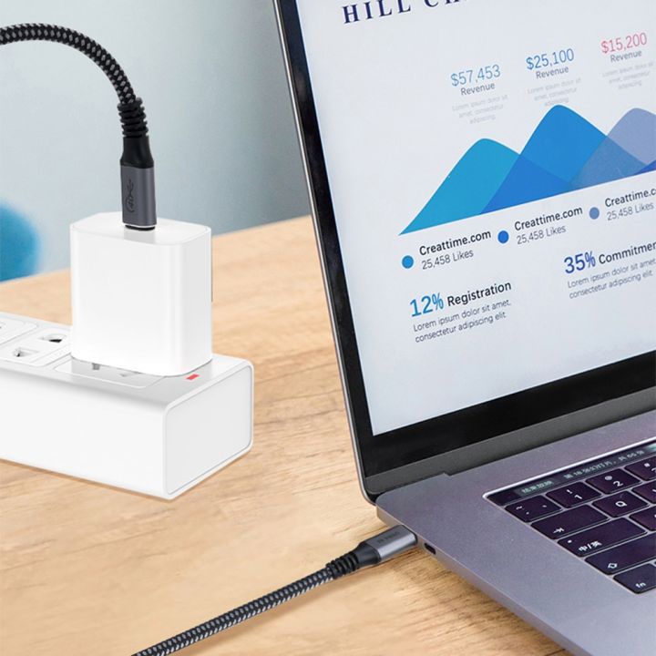 USB4%20Type%20C%20to%20Type%20C%20Cable%20Thunderbolt%203/4%205K@60Hz%2040Gbps%20Data%20Transfer%20100W%205A%20Fast%20Charging%20Cable%20for%20Macbook%20Pro%20Samsung%20-%20Image%205