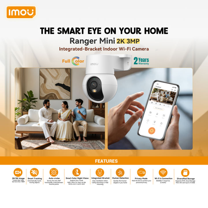Imou%20RANGER%20MINI%20%7C%203MP%202K%20Video%20Integrated-Bracket%20Indoor%20WI-FI%20IP%20camera%20%7C%20Supports%20Wi-Fi%206%20&%20USB%20Type-C%20Connection%20%7C%20Pan%20&%20Tilt%20for%20360%C2%B0%20Coverage%20%7C%20Human%20Detection%20%7C%20Smart%20Tracking%20%7C%20Night%20Vision%20%7C%20Privacy%20Mode%20-%20Image%207