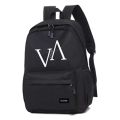 Korean Style Men's Black Bag Backpack Travel Bags Female Junior High School Student Elementary and Middle School Student Schoolbags Men's Fashion.