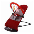 Foldable Soft Newborn Baby Bouncing Chair, Baby Bouncer Seat Safety Balanced Rocking Bouncer.