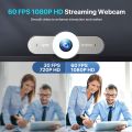 Webcam 1080P 60FPS Autofocus Streaming Web Camera USB Camera with Microphone EMEET USB Computer Camera for Meeting/Gaming/Class. 