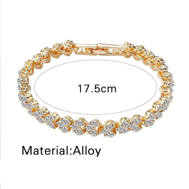 Luxury%20Diamond%20Bracelet%20Bridal%20Wedding%20Prom%20Gift%20Silver%20Rose%20Gold%20Heart%20Zirconia%20Ladies%20Bracelet%20-%20Image%208