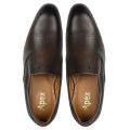 Apex Dark Brown Leather Moccasin for Men. 