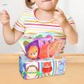 Baby Tissue Box Busy Pull Tissues Play Paper Sensory Toys for Game.