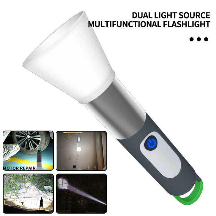 USB%20Rechargeable%20Multifunctional%20LED%20Flashlight%20Waterproof%20Rechargeable%20High%20Powerful%20Torch%20Light%20-%20Image%205