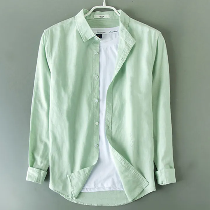 New%20Stylish%20Trendy%20Cotton%20Oxford%20Long%20Sleeve%20Formal%20Shirt%20For%20Men%20-%20Image%202