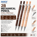Baoke 2b Mechanical Pencil with Eraser 0.5mm High-Quality Writing Stationery.