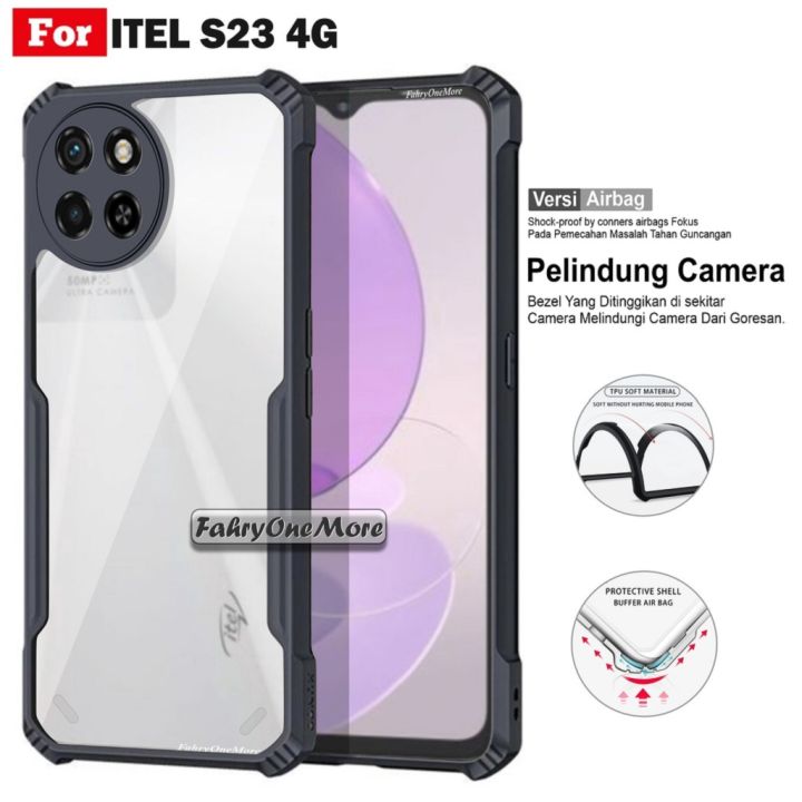 Xundd Shockproof Case For itel S23 Case Transparent Clear Protector Soft