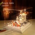 Compatible with Lego Snow Swan Lake Castle Micro Drill Particles Difficult Building Blocks Children's Building Model Toys.