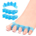 2Pairs Hammer Toe Separators Silicone Gel Thumb Valgus Corrector Splitter Protector Straighten Bunion Adjuster Foot Pain Relief. 
