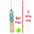 Cricket Bat for kids with Free ball 21 inches - Cricket Bat. 