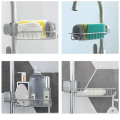 Faucet Rack Stainless Steel Kitchen Sink Caddy Storage Rack - Keep Your Sink Area Neat And Tidy. 