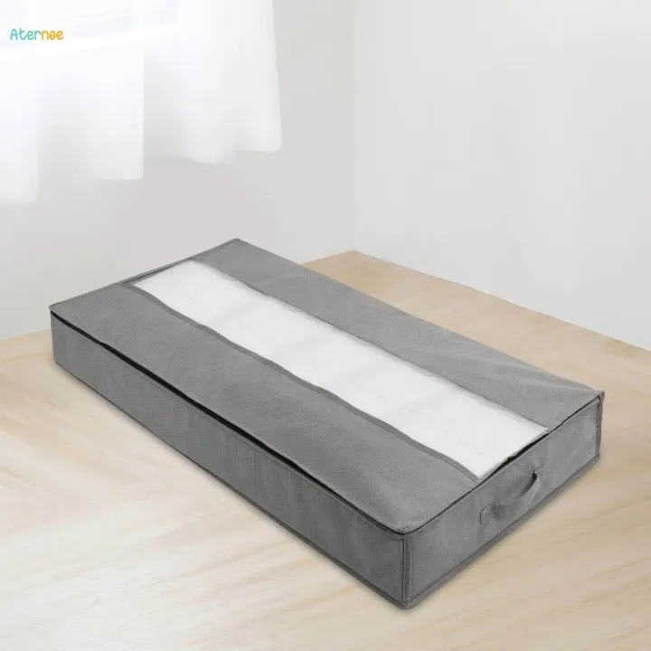 Foldable%20Underbed%20Bags,%20Clothes%20Comforters%20Storage%20Bag%20Breathable%20Zippered%20Organizer%20for%20Bedroom%20with%20Clear%20Window%20and%20Handles%20-%20Image%203