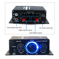AK170 Mini Digital Power Amplifier Bass Audio Receiver 2CH for Home Car Use.