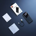Joyroom JR-QP191 Mini Compact 10000mAh Power Bank with Dual USB Outputs and Type-C Input - High-Capacity Portable Charger. 